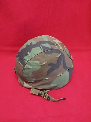  S3 PASGT Helmet With Woodland Camo Cover USGI Ballistic Military USGI • $149.99