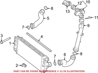 For Mercedes W906 Sprinter 3500 Air Intercooler Intake Silencer Seal Genuine • $52.95