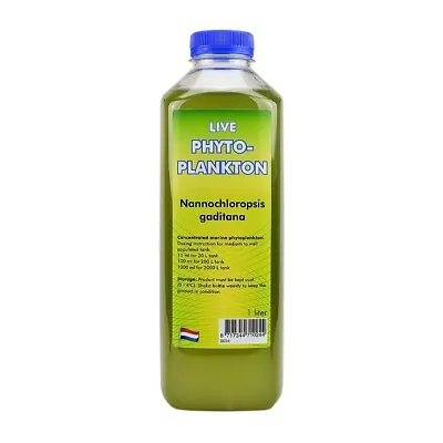 1 Litre Bottle Of Live Marine Phytoplankton (Nannochloropsis Gaditana) • £21.49