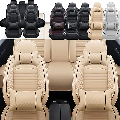 For Acura TLX RDX MDX ILX TSX Leather Car Seat Cover Full Set 2/5 Seat Protector • $59.99