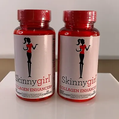 2 X VirMax Skinnygirl Collagen Enhancer Supplement 30 Caps Each Exp 07/24 • $10.30
