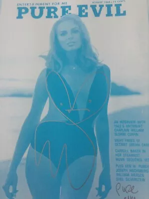 £125 • Buy Pure Evil - 'bunny Girl - Blue' - Rare Limited Edition Ap Print