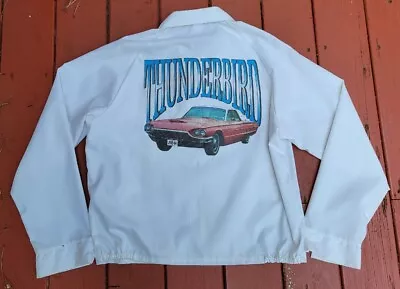 Vintage Ford Classic Jacket Mens Large Thunderbird Car Club • $49.99