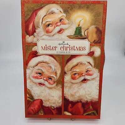 VTG 1950s Hallmark  Mister Christmas  12 Santa Christmas Cards In Original Box • $169.99