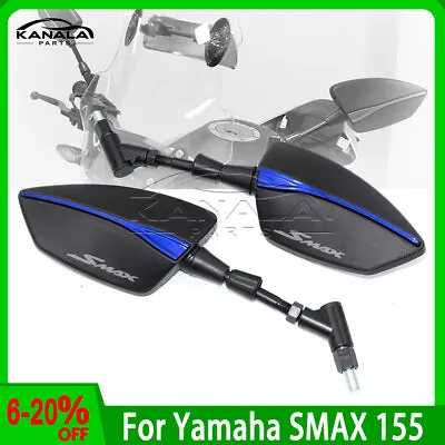For Yamaha SMAX 155 2000-2023 Accessories Side Rear View Mirror Universal New • $28.82
