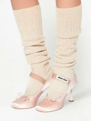 Miu Miu Size 37 Satin Ballet Pumps • $900