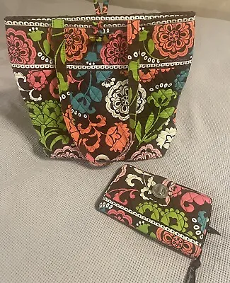 Vera Bradley Tote Bag With Matching Wallet • $40