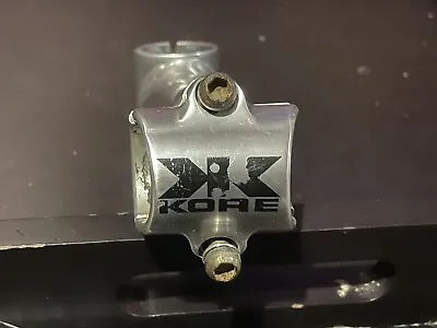 Vintage KORE Bike Stem 120mm X 1 1/8” X 25.4mm Clamp. Silver +/-6 Degree • $18