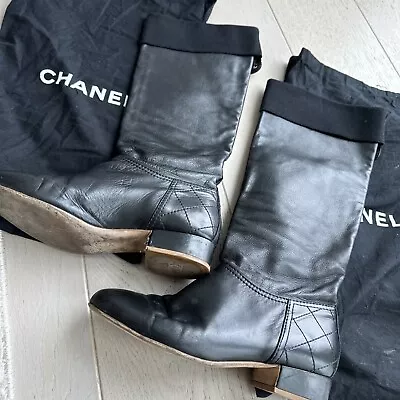 Chanel Boots 37.5 • £235