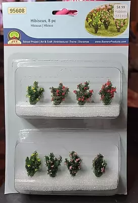 JTT Scenery 95608 O Scale Hibiscus (8 Pc) • $9