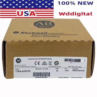 New Factory Sealed 1769-AENTR Allen-Bradley Ethernet Adapter 1769AENTR IN BOX • $622