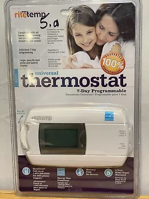 NEW! RiteTemp Universal Thermostat Model 6025 7 Day Programmable - Energy Star • $29.95