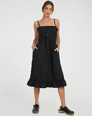 MOTEL ROCKS Lennox Dress In Black (MR17) • $24.17