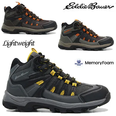 Mens Hiking Walking Boots Ankle Hiker Winter Work Trail Trekking Trainers Size • £16.95