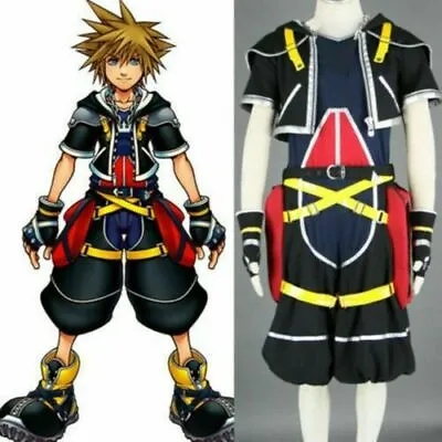 Kingdom Hearts II 2 Sora Full Set Suit Cosplay Costume Custom • $53