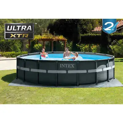 INTEX Pool Frame With Sand Filter Pump Above Ground Ultra XTR VidaXL • £1337.99
