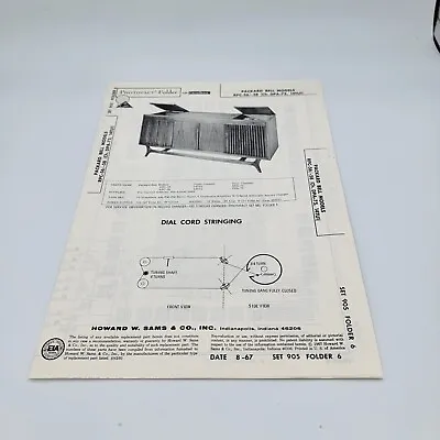 1967 Packard Bell Rpc-56 -58 Radio Service Manual Schematic Photofact Dpa-75 • $25.70