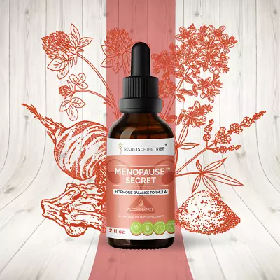 Secrets Of The Tribe Menopause Secret Tincture Alcohol-FREE • $34.99