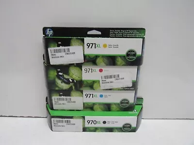 Lot Of 4! Genuine Hp 970xl/971xl (cn625am/cn626am/cn627am/cn628am) Ink Cartridge • $119.99