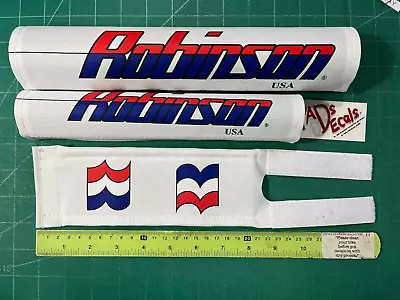 1987 Robinson Pro (white) Bmx Pad Padset • $97.30