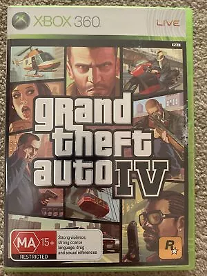 Microsoft Xbox 360 Grand Theft Auto IV PAL Game And Manual And Map Included • $8.95