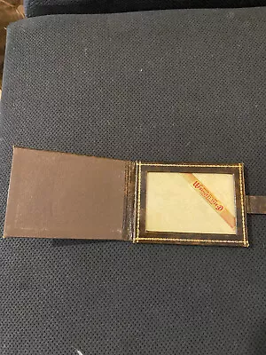 £7 • Buy Real Leather Photo Frame Folding Pocket 