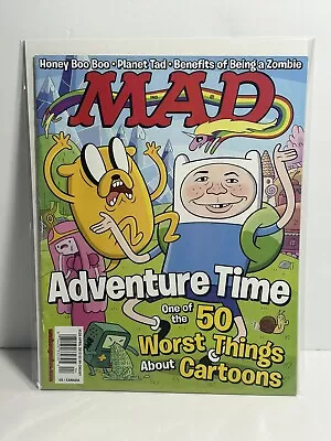 Mad Magazine #520 April 2013 Adventure Time Sampler On Back - Bagged & Boarded • $10.99