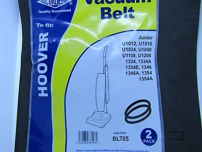 Hoover Junior 1334E 1346A 1354A Belts 2 Pack ( BLT05) • £3.99