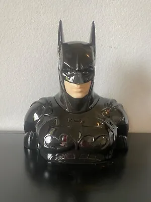 1995 Warner Bros. Studio Store WB Exclusive Batman Bust Ceramic Cookie Jar  • $125