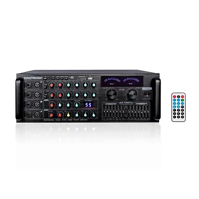 $599 • Buy Singtronic KA-1000Pro Professional 2000W Mixing Amplifier EQ,Optical & Bluetooth