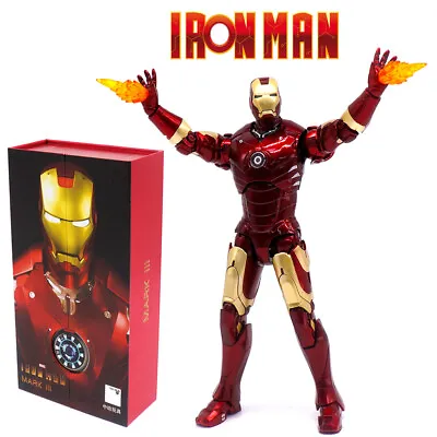 ZD Marvel Avengers Iron Man MK3 Mark III Action Figure 7  Toy Model Display Doll • £39.99