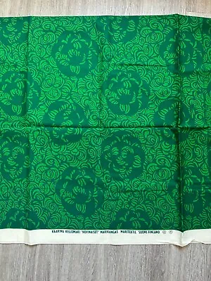 VTG Kaarina Kellomaki Fabric Marimekko Finland Textile  Aovinaiset  56 X 72  • $100