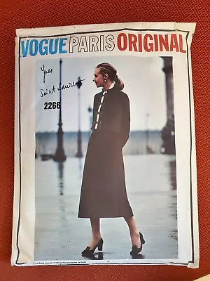 Vogue Paris Original Pattern 2266 Yves Saint Laurent Size 10 Uncut W/ Instruct. • $50