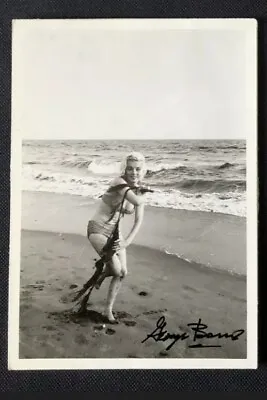Marilyn Monroe SIGNED George Barris Original Pin-Up Photo Last Sitting Beach • $2500
