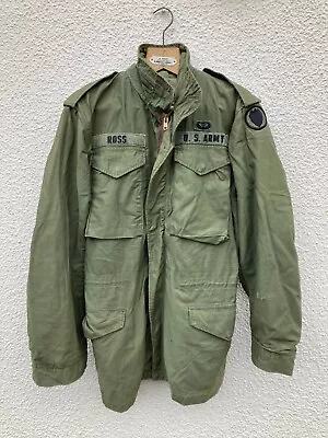 £74.95 • Buy Vietnam 1973 Dated US Army 24th Infantry Paratrooper M65 Field Jacket, Small 38 