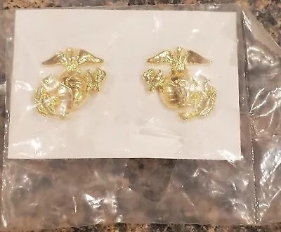 NEW US Marine Corps Insignia Enlisted Collar Lapel Pins • $14.99