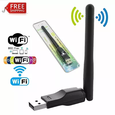 RT5370 802.11b/g/n 150Mbps USB WiFi Wireless Adapter Network Ralink For TV Box • £14.39