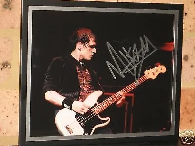 My Chemical Romance - Signed - Mikey Way - Frame Not Included • $179.41