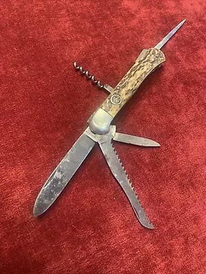 Vintage Knife - H Boker & Co Solingen Germany Large Camp Hunter 1864-1944 • $375