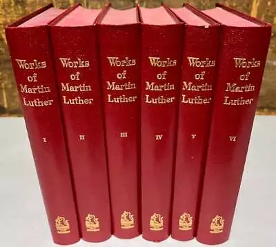 Works Of Martin Luther With Introductions And Notes 6 Volumes / 1943 Religion • $112