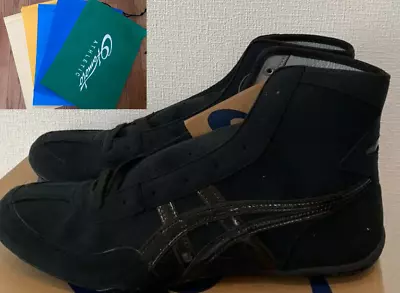 【Shoe Bag Included】 Asics Wrestling Shoes EX-EO  1083A001 Black X Black X Black • $259.99