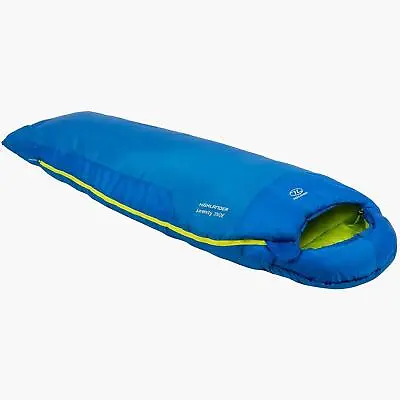 Highlander Serenity 350E Envelope Sleeping Bag In Blue Camping Hiking SB238-BL • £54.95