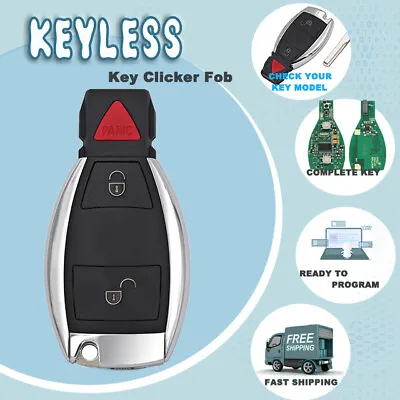 3 Button Smart Remote Key 315MHz For Mercedes-Benz BGA W203 W169 W204 W209 W211 • $20.67