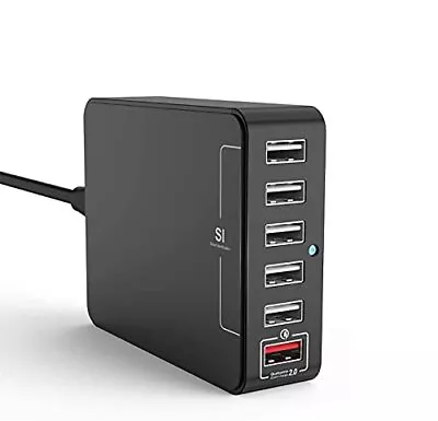 USB Desktop Charger 6-Port USB Charging Station Charger Hub Multiple USB C... • $20.19