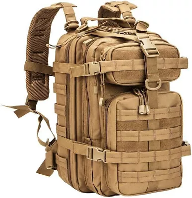 Tactical Backpack 26L Large Rucksack 3 Day Outdoor Military Bag (Coyote/Tan) • $35.98