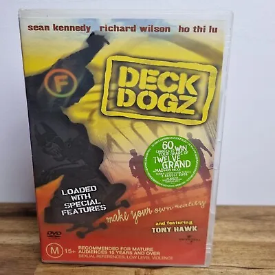 Deck Dogz DVD (Region 4) VGC TONY HAWK • $9.99