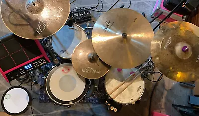 Job Lot Cymbals 2x 18  Crashes & 14  Hi Hats Impression Cymbals • $108.17