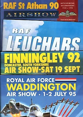 £4.14 • Buy RAF Air Show Programmes Finningley,Leuchars,Lyneham,Little Rissington,Waddington