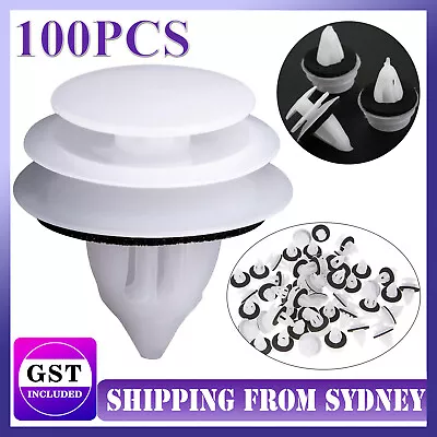 100PCS Car Trim Body Fastener Rivet Retainer Door Panel Bumper Plastic Clips Kit • $10.49