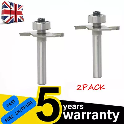 £8.08 • Buy 2mm Slot Cutter For Knock On Edging For VW Campervan T Trim Edging Router Bit 2x
